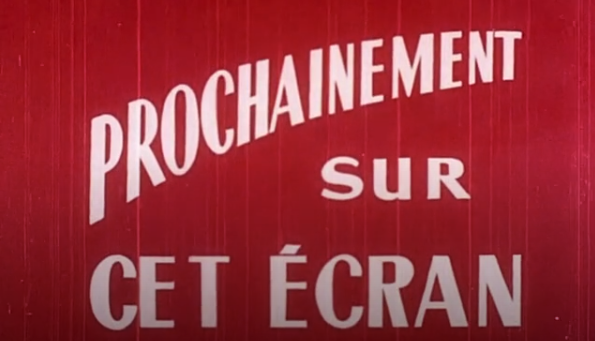 Prochainement sur cet écran